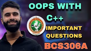 BCS306B Vtu Important Questions| OOPS With C++