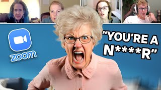 Trolling Angry RACIST On Zoom!