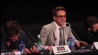 Robert Downey Jr not being asked the first question