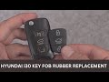 HYUNDAI (KIA) i30 key fob rubber pad button replacement