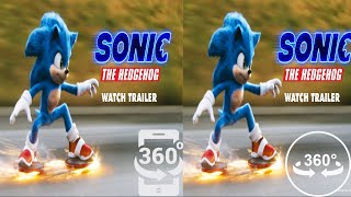 "3D" "VR" 360 – Sonic Offical Trailer (VR Glasses/Google Cardboard)