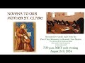 August 6, 2024: Fifth Day of the Novena to our Mother St. Clare