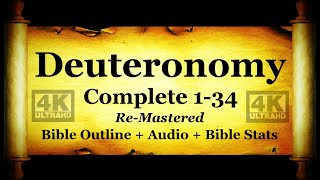 Deuteronomy Complete - Bible Book #05 - The Holy Bible KJV HD 4K Audio-Text Read Along
