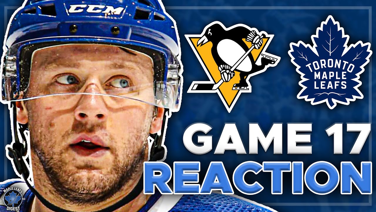 Maple Leafs Vs Penguins LIVE POST GAME | Game 17 REACTION - Win Big Sports