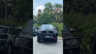 Modifikasi hilux with bumper depan loop 3 Makin keren nih !! 🖤 #modifikasimobil #bengkelmodifikasi