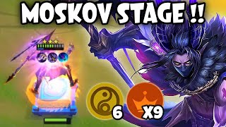 STAGE MOSKOV CADIA X PRINCE !! FULL ATTACK SPEED !! MAGIC CHESS MOBILE LEGENDS 2025