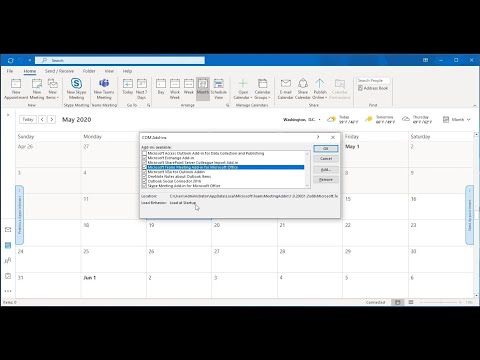 Добавление Microsoft Teams отсутствует в Outlook Как исправить файл dll