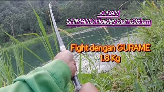 Joran SHIMANO HOLIDAY SPIN 335 cm sang penakhluk ikan PREDATOR_#mancing #shimano #jordan #fishing