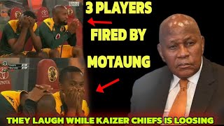 KAIZER CHIEFS FIRED 3 PLAYERS AFTER  LAUGHING WHILE CHIEFS LOST AGAINST MILFORD