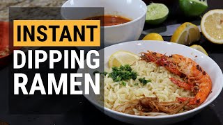 Instant Dipping Ramen (Tsukemen) - One Pot Recipe Instant Noodles Hack