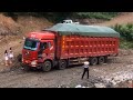 No mercy to the trucks---Pure sound Win compilation 【E14】of overload heavy trucks