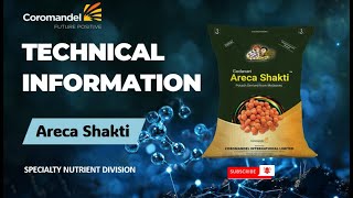 Areca Shakti | Gives more power to Areca Crop | Fertiliser