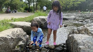 【オアシスパーク】で9月も水遊び！安全に川遊びもしてきたよ😁