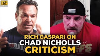 Rich Gaspari Answers: Are Chad Nicholls \u0026 Other Gurus Responsible For Bodybuilders' Health?