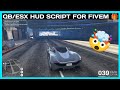 QB/ESX HUD SCRIPT 🤯 *FREE* | FiveM Roleplay Scripts | FiveM Tutorial 2023 | MJ DEVELOPMENT