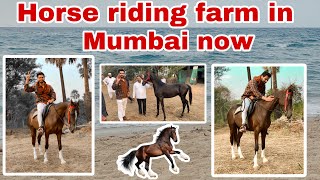 Horse riding farm in Mumbai now😍Ab aap bhi kar sakte horse riding😎|ShezaanShaikh|Vlog #horseriding