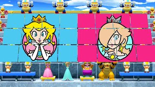 【スーパーマリオパーティ】ミニゲームピーチVsロゼッタVsワリオVsクッパ(COM最強 たつじん)