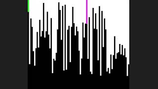 Visualization for Comb Sort algorithm