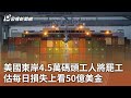 美國東岸4.5萬碼頭工人將罷工 估每日損失上看50億美金｜20241001 公視中晝新聞