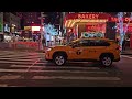 NYC Walk-through (2024) : Times Square to Columbus Circle at night - 4K