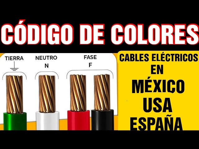 Que Significan Los Colores De Los Cables Electricos Mexico - Infoupdate.org