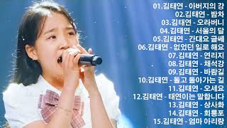 김태연의 감성 트로트 20곡 모음 - 1시간 연속듣기 - 광고없는 미스터트롯 김태연 노래 모음 : 아버지의 강, 밤차, 오라버니, 서울의 달, 간대요 글쎄, 없었던 일로 해요