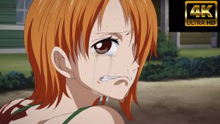 one piece nami asks luffy for help remastered (4K)