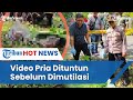 Seorang Pria Diduga Korban Mutilasi Dituntun, Ini Potret Terakhirnya