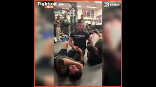 Khabib Nurmagomedov comes back to AKA GYM.