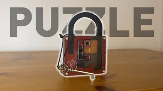 [ASMR] Wooden Lock Puzzle Solving