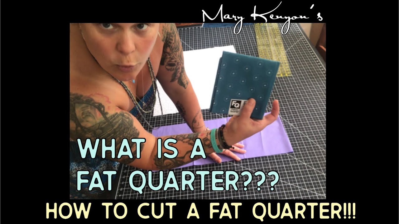 How To Cut A FABRIC FAT QUARTER!!! What Is A Fat Quarter? Fat Quarter ...