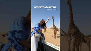 Desert Safari Trip in Riyadh 🏜️🦒 At Nofa Resort #riyadhadventure #middleeast #iloveriyadh #riyadh