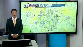 Dew point and how it changes the intensity of heat in the summer