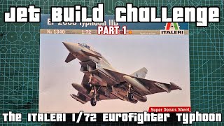 Jet Build Challenge - The ITALERI 1/72 Eurofighter Typhoon model build - Part 1