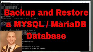 How to backup and restore a MySQL (MariaDB) database in CentOs Linux