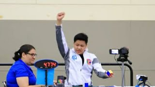 Max Park - 4.77 Official 3x3 Single, CubingUSA Nationals 2019