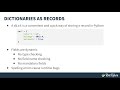 Data Records, the dict Type, and Selecting the Ideal Data Structure