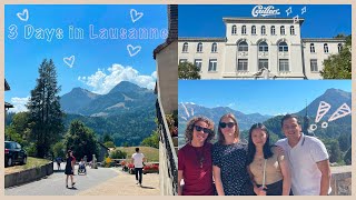 3 Days in Lausanne 🇨🇭❤️| Travel with me!🚙🧳|Switzerland瑞士洛桑👯‍♀️👯‍♂️