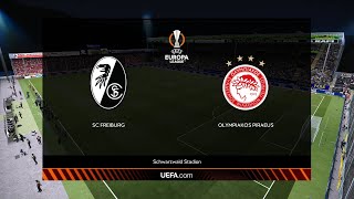 Freiburg vs Olympiacos | 2022-23 UEFA Europa League | PES 2021