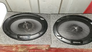 Installing kenwood ,6 x 9 speakers kfc-S6966, in  behind the seat boxes truck boxes.