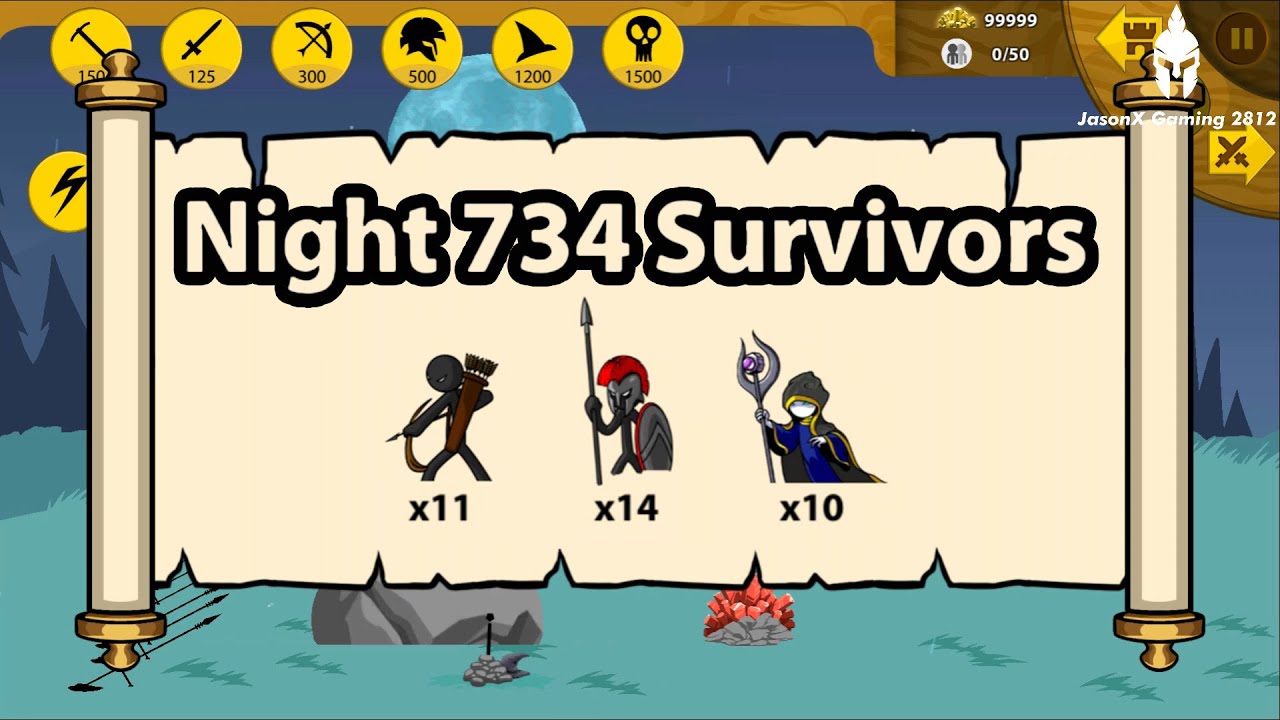 The Last Night 734 Endless Deads Stick War Legacy Jasonx Gaming