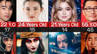 Avatar: The Last Airbender Characters' Ages VS Real Life Ages