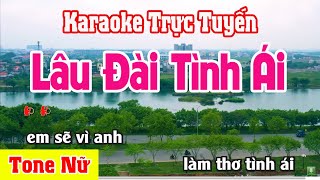 Lâu Đài Tình Ái Karaoke Tone Nữ - Nhạc Sống Thanh Ngân