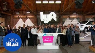 Lyft beats Uber to IPO and begins trading on the Nasdaq