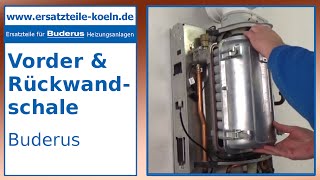 Buderus GB152, GB152T, GB132 - Wärmetauscher Vorderwandschale / Rückwandschale