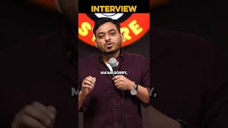 Himanshu Bhardwaj In Interview 😂😂😂😂😂 #standupcomedy
