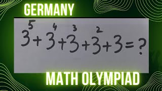 Germany | Can you solve this? | A Nice Math Olympiad Algebra Problem.