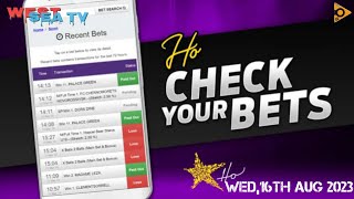 Hollywoodbets Betting tips | Tickets payouts: R67 924.32 | Stake : R10 ( Wed,16 Aug 2023)