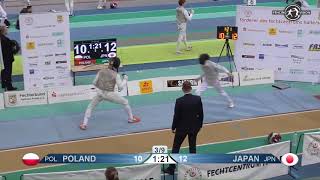 Team Final Cadet EFC Halle 2017 Poland vs Japan