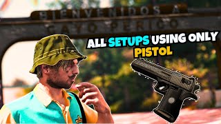 All Setup Missions with only a Pistol - GTA Cayo Hesit  (NO Commentary)